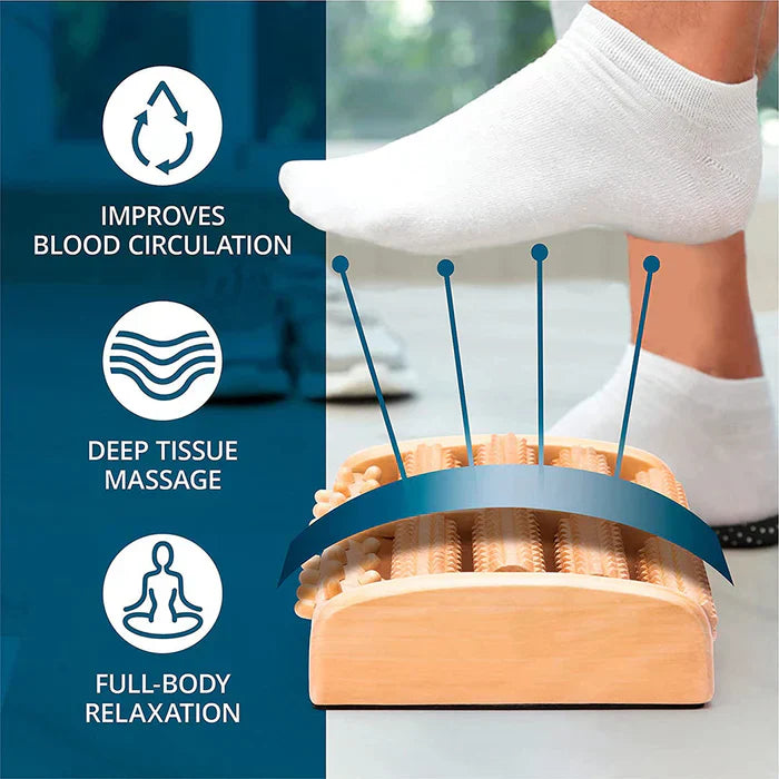 50% OFF | Foot Massager - Wooden Foot Roller [Last Day Sale]