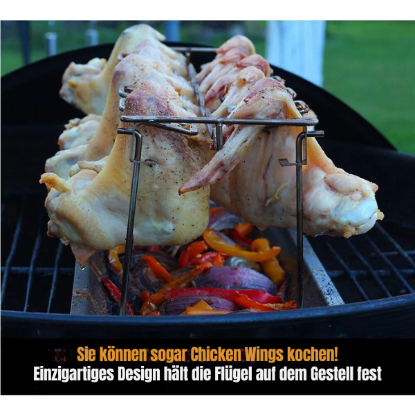 GrillNova - Stainless Steel Chicken Grill Grate [Last Day Sale]