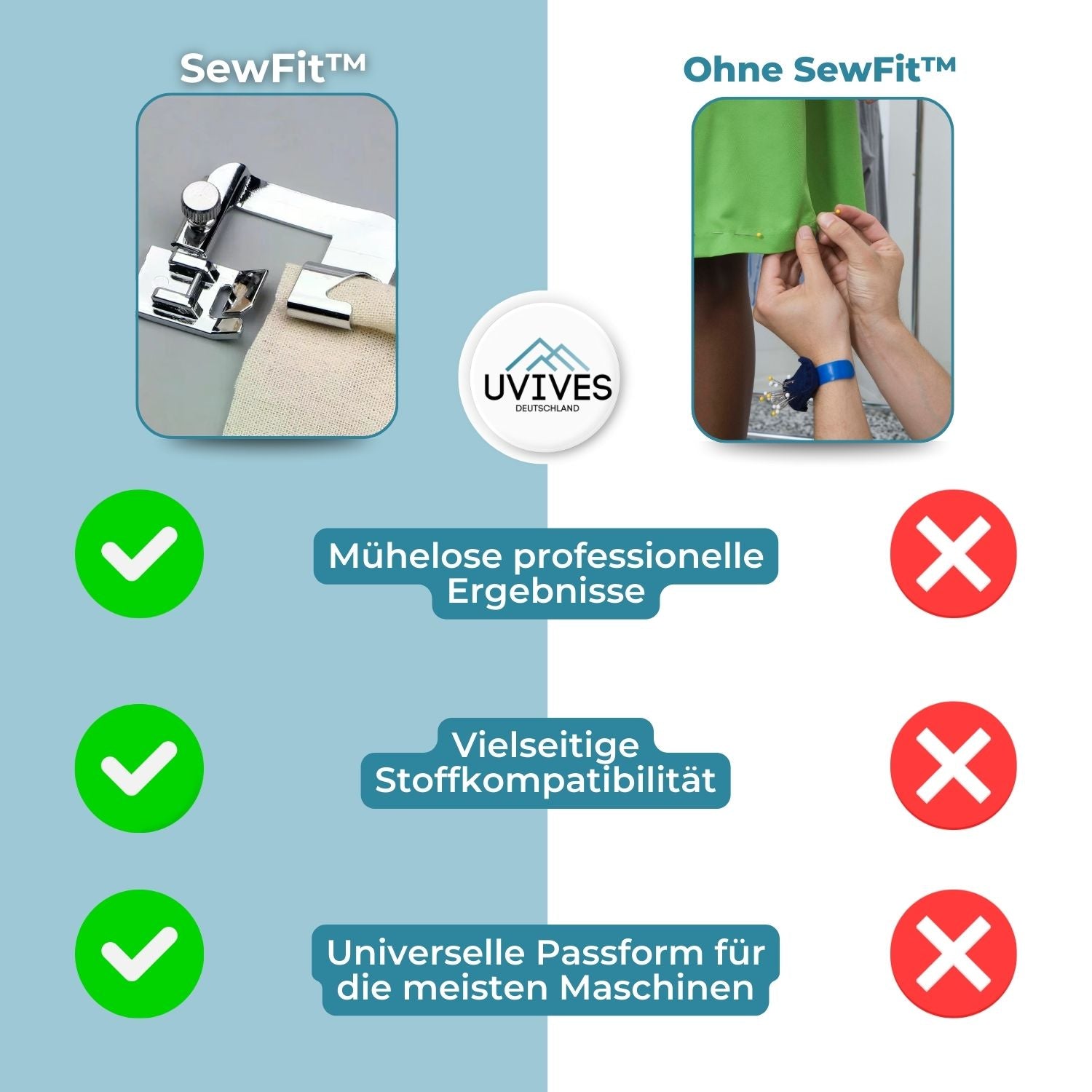 Buy 2 for FREE | SewFit™ sewing machine feet