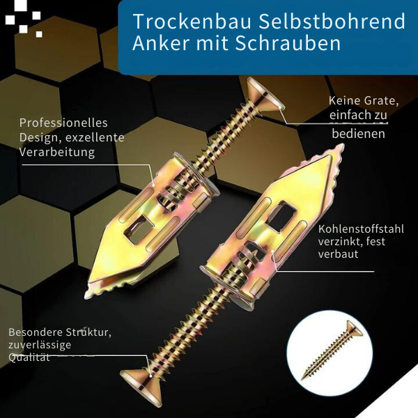 5+5 FREE | AnchorGrip - Perfect for plasterwork and drywall