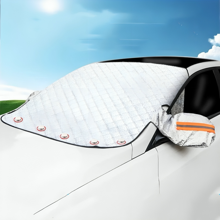SnowCover - Magnetic anti-snow cover for the windshield