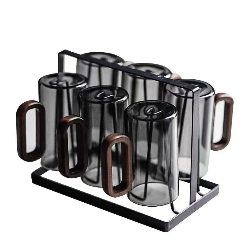 WoodsyMug - Borosilicate glass with wooden handle [Last day sale]