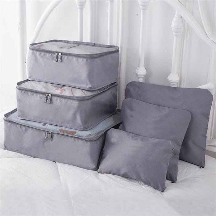 Travel Organizer - Portable Packing Cubes for Luggage (Set of 6)