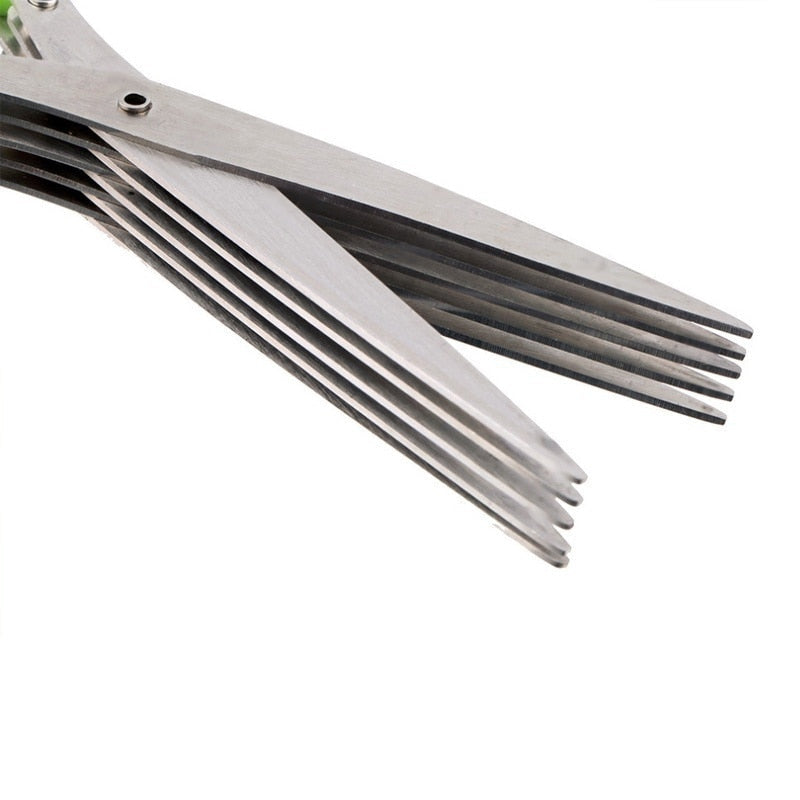 Buy 1+1 FREE | X-Cut™ - 5 Blades Kitchen Salad Scissors [Last Day Sale]