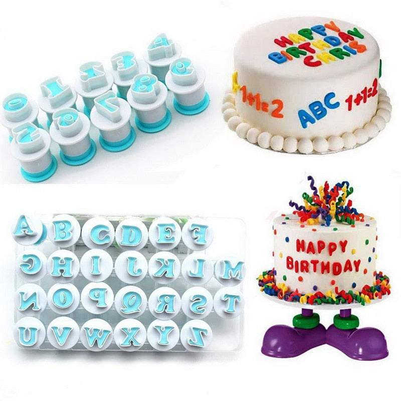 AlphaCut - 24-piece alphabet knife set