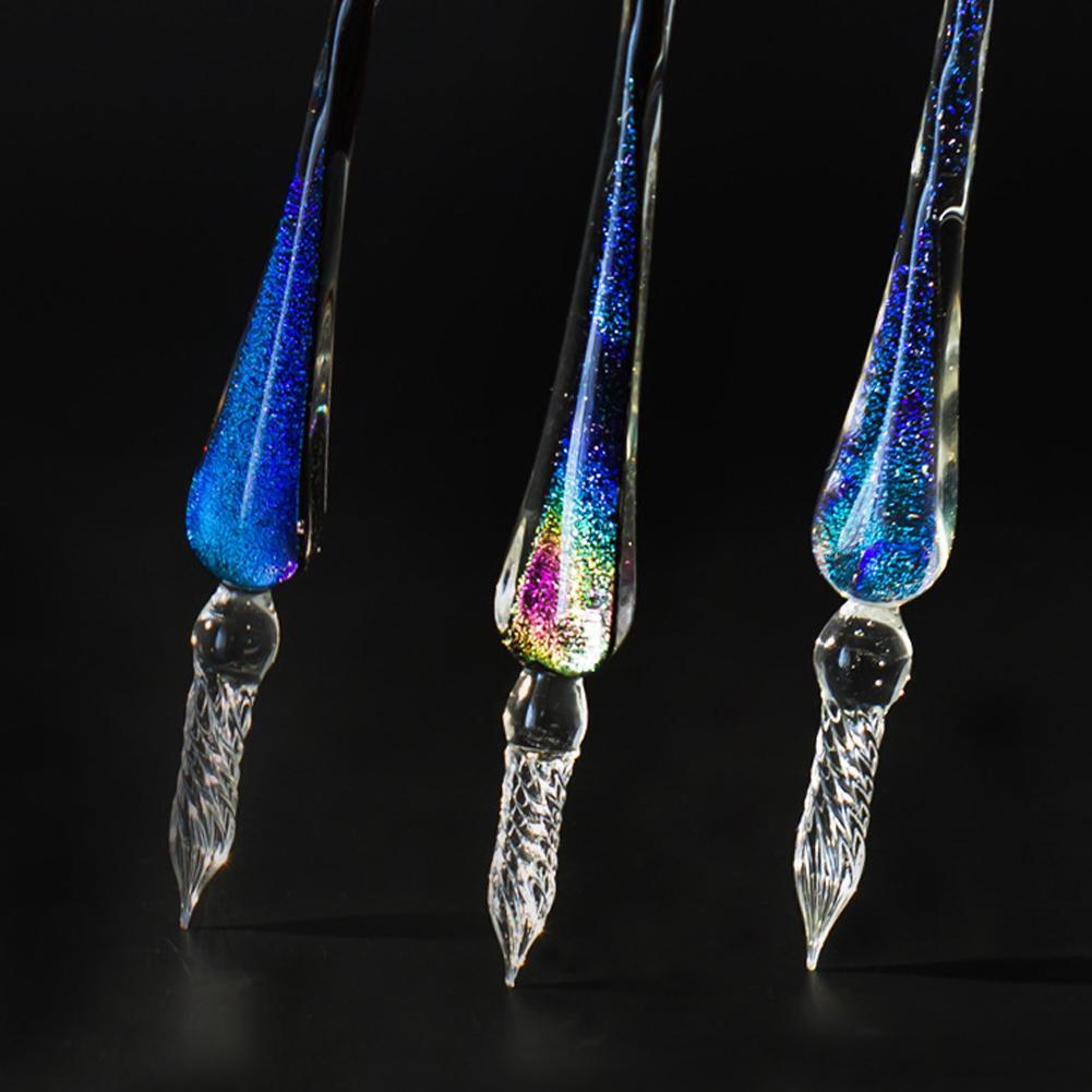 PrismWriter - Handmade Crystal Calligraphy Pencil &amp; Colors Set