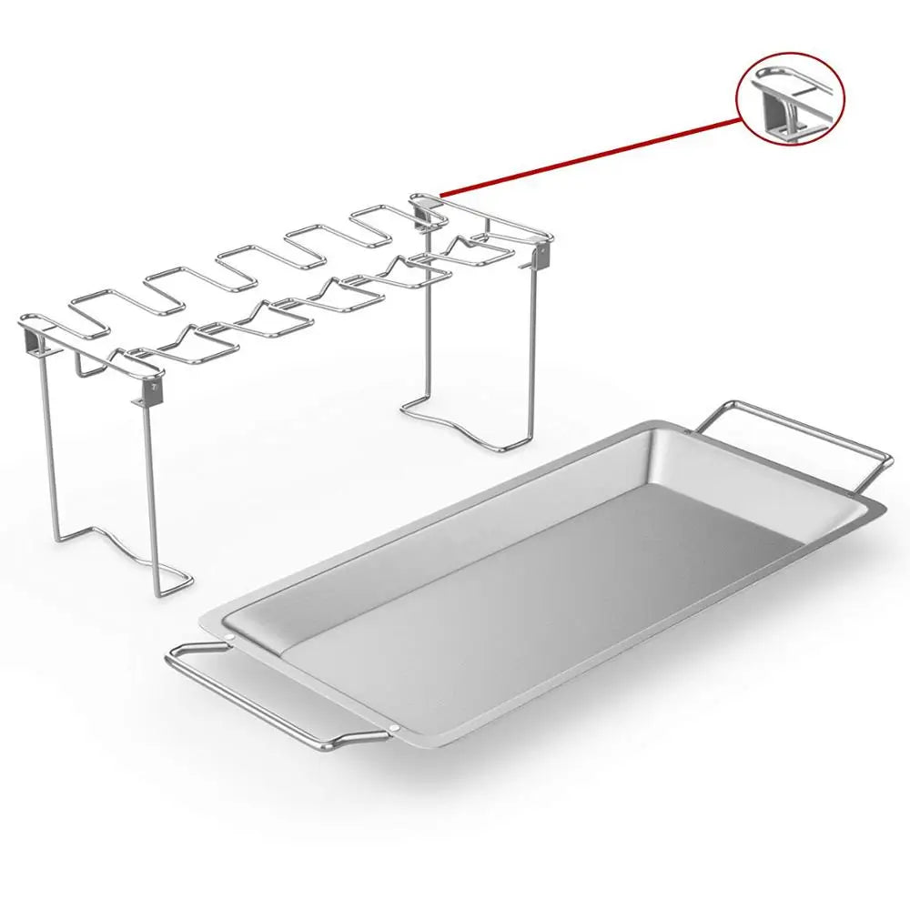 GrillNova - Stainless Steel Chicken Grill Grate [Last Day Sale]