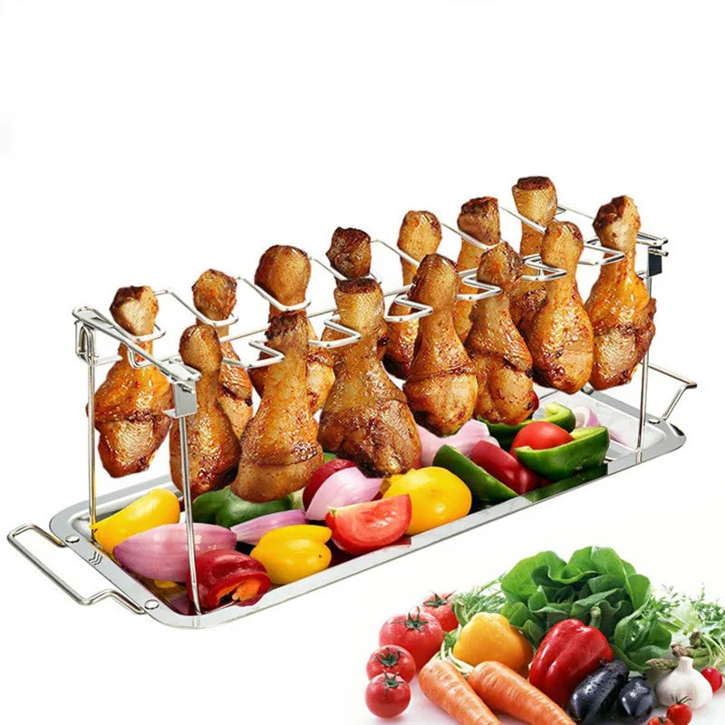 GrillNova - Stainless Steel Chicken Grill Grate [Last Day Sale]