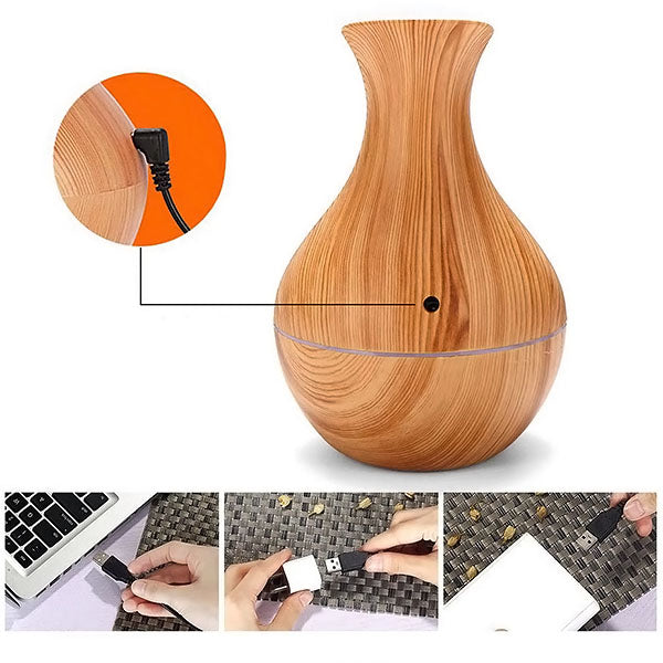 AromaMist - LED humidifier with essential oils