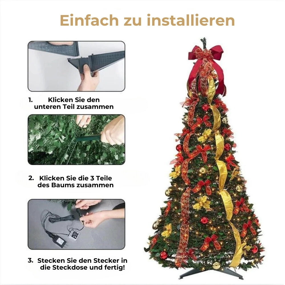 HolidayPop™ - Foldable Christmas Tree, Quick to Set Up [Last Day Sale]