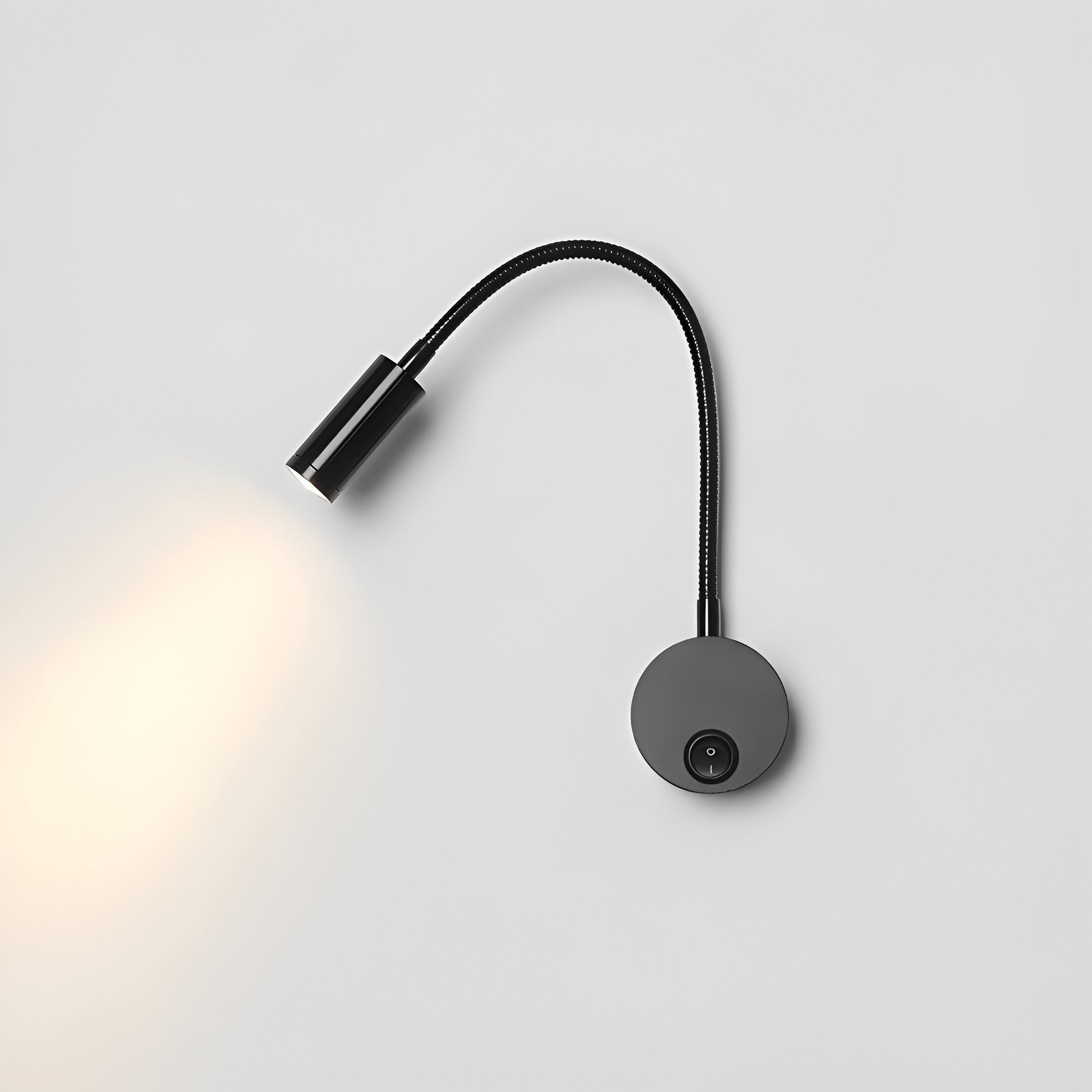 FlexiGlow - Stylish LED bedside lamp with flexible gooseneck
