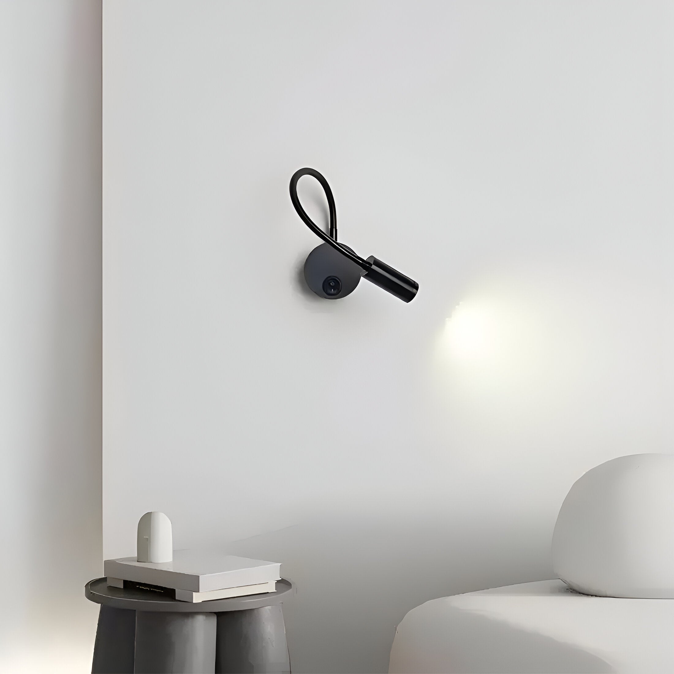 FlexiGlow - Stylish LED bedside lamp with flexible gooseneck