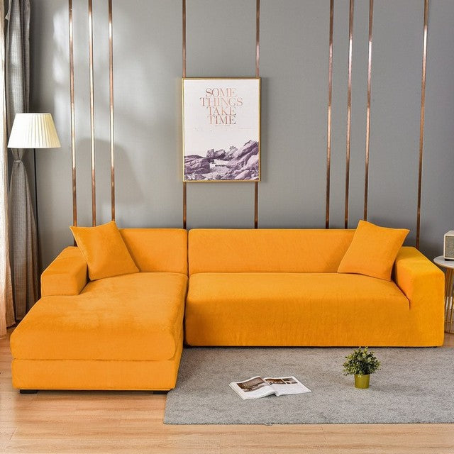 50% OFF | SofaLuxe™ - Elastic Velvet Sofa Bed Cover [Last Day Sale] 