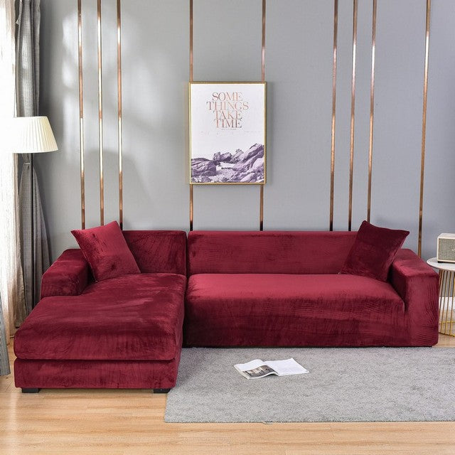 50% OFF | SofaLuxe™ - Elastic Velvet Sofa Bed Cover [Last Day Sale] 