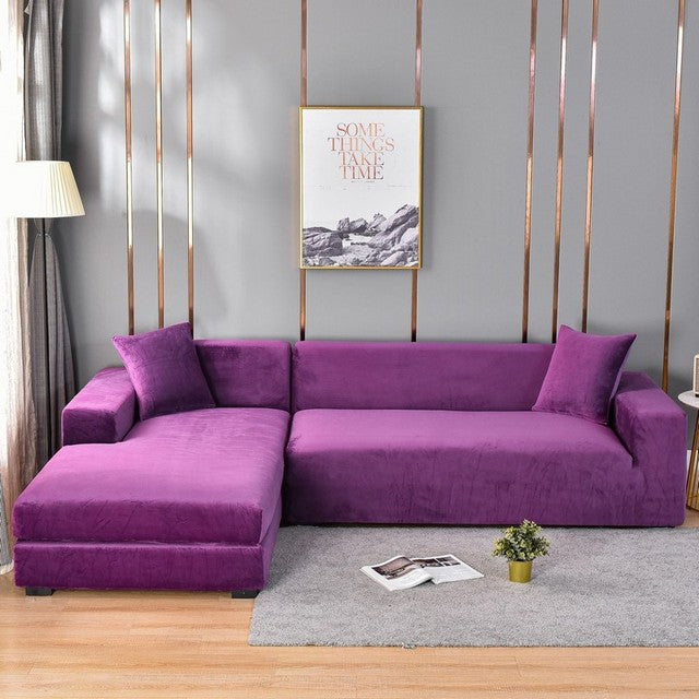 50% OFF | SofaLuxe™ - Elastic Velvet Sofa Bed Cover [Last Day Sale] 