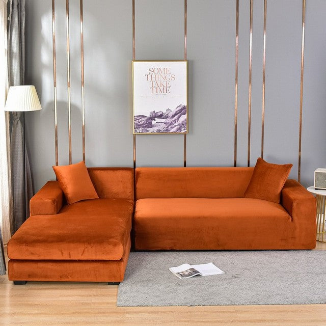 50% OFF | SofaLuxe™ - Elastic Velvet Sofa Bed Cover [Last Day Sale] 