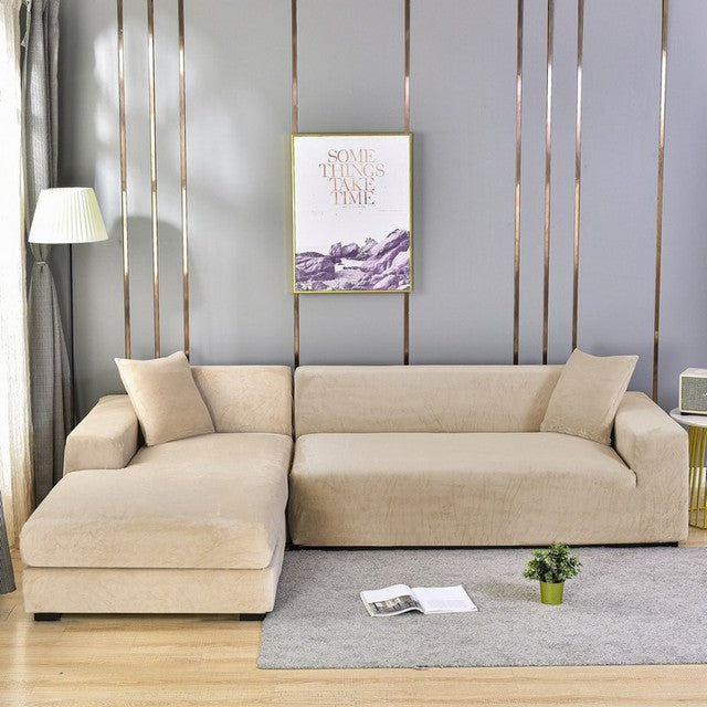 50% OFF | SofaLuxe™ - Elastic Velvet Sofa Bed Cover [Last Day Sale] 