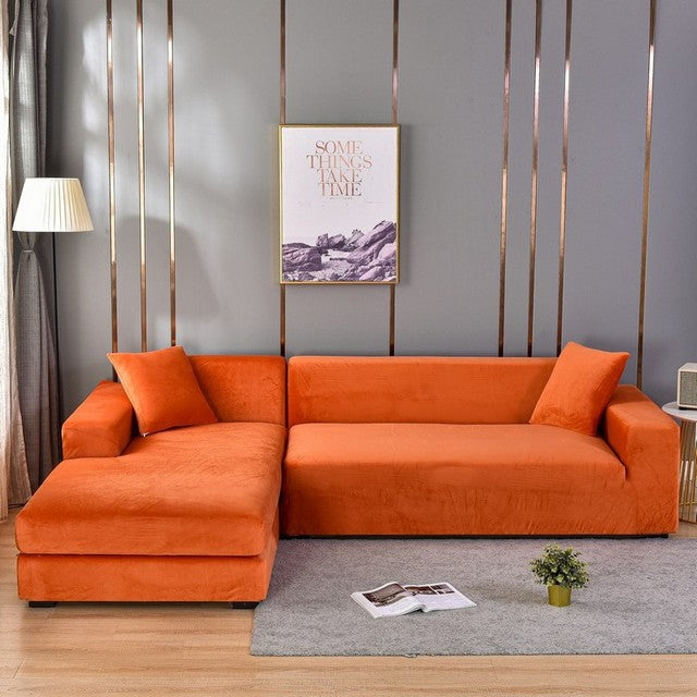 50% OFF | SofaLuxe™ - Elastic Velvet Sofa Bed Cover [Last Day Sale] 
