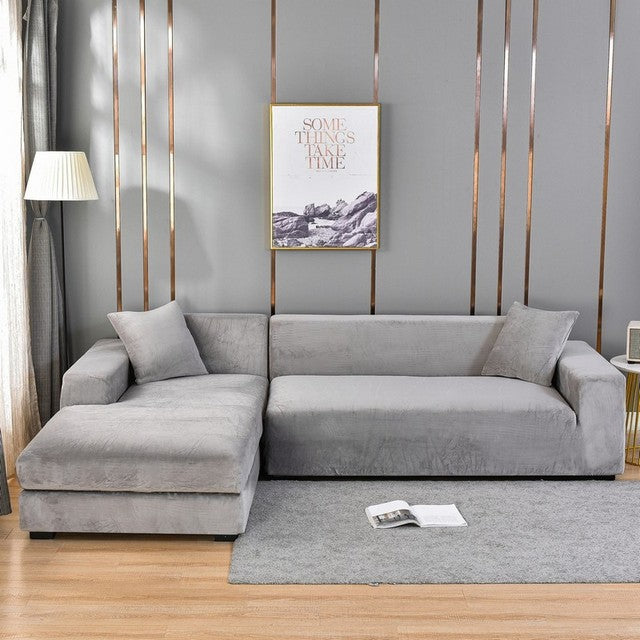 50% OFF | SofaLuxe™ - Elastic Velvet Sofa Bed Cover [Last Day Sale] 