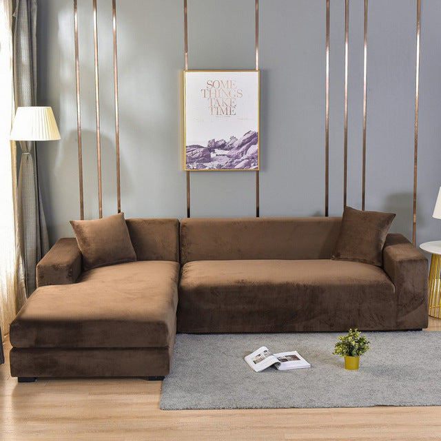50% OFF | SofaLuxe™ - Elastic Velvet Sofa Bed Cover [Last Day Sale] 