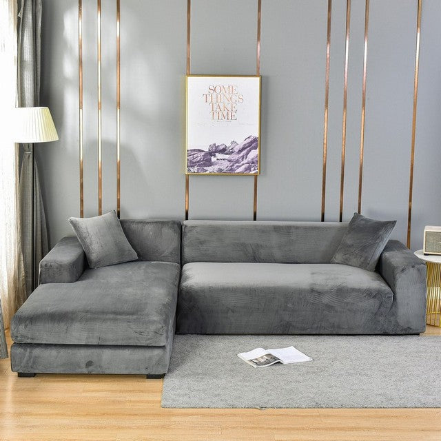 50% OFF | SofaLuxe™ - Elastic Velvet Sofa Bed Cover [Last Day Sale] 