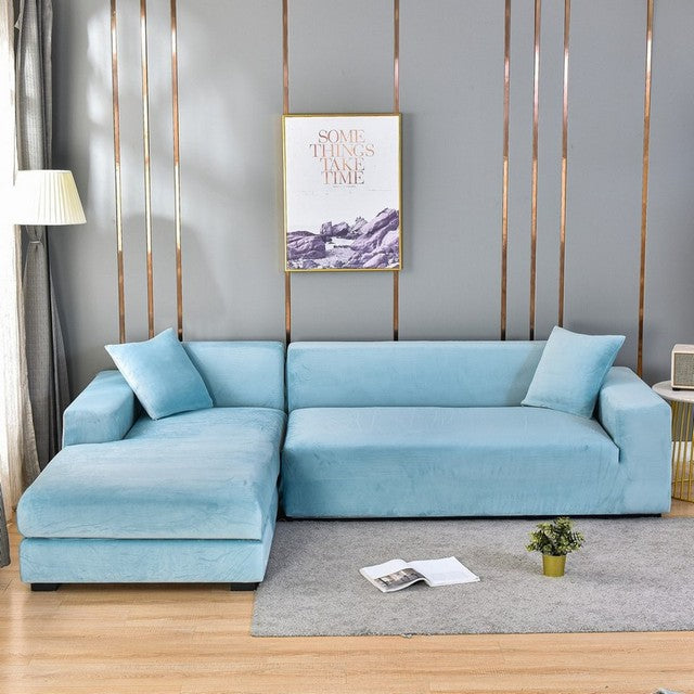 50% OFF | SofaLuxe™ - Elastic Velvet Sofa Bed Cover [Last Day Sale] 