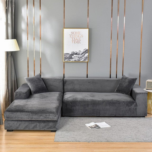 50% OFF | SofaLuxe™ - Elastic Velvet Sofa Bed Cover [Last Day Sale] 