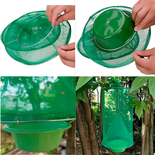 FlyCage - put an end to flies in the garden and in the house 