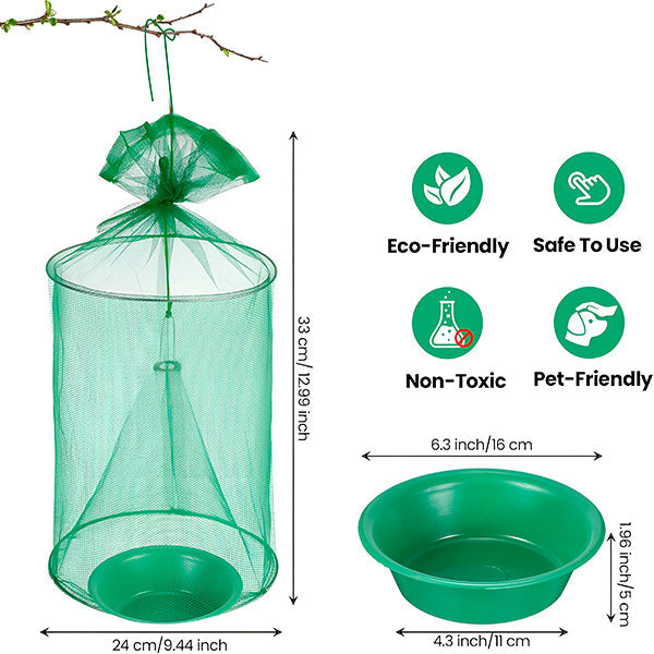 FlyCage - put an end to flies in the garden and in the house 