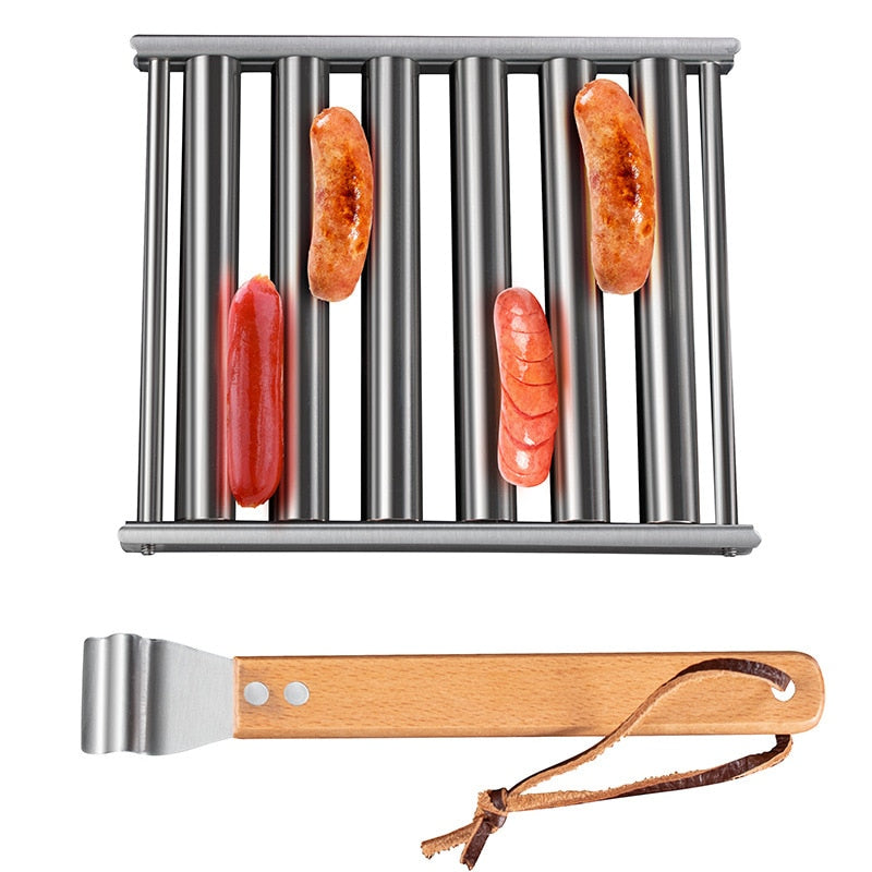 50% OFF | WurstRoller™ - Stainless Steel Grilled Sausage Roll [Last Day of Sale]