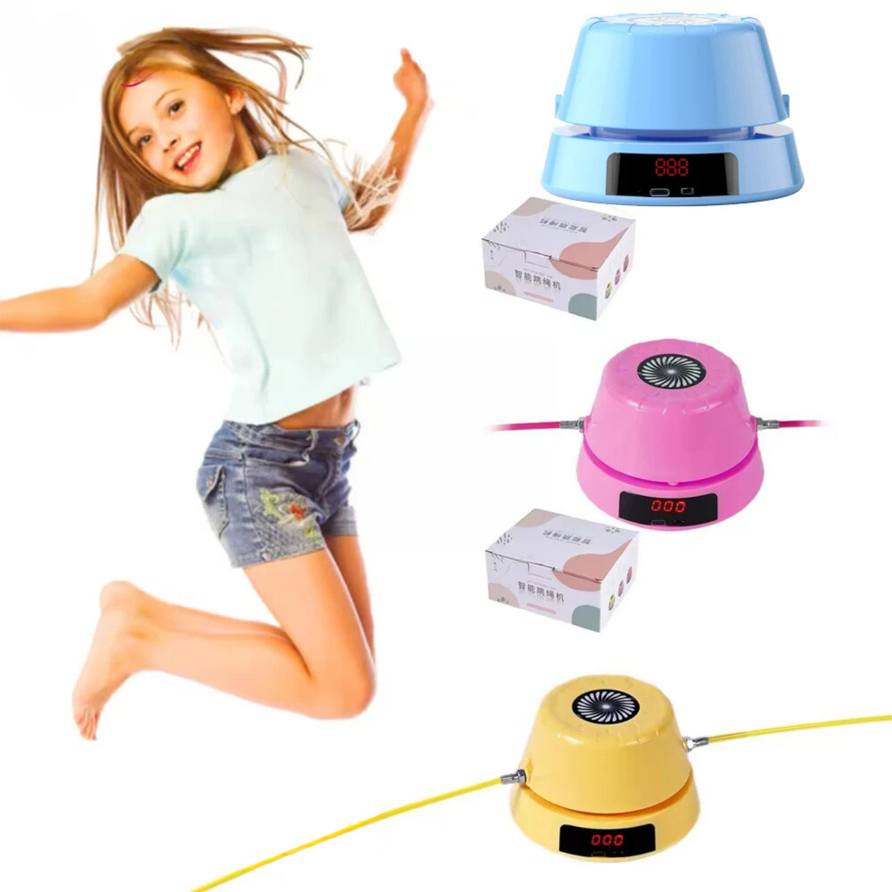 SmartJump - Intelligent Electric Rotating Rope Jumping Device