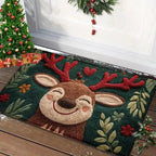 Kerstdeurmat | Feestelijk kerstmotief | Antislip & weerbestendig