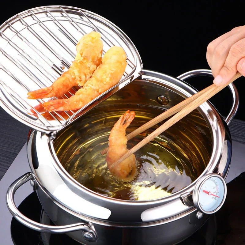 TempuraElite™ - Perfect tempura fryer with thermometer [Last day sale]
