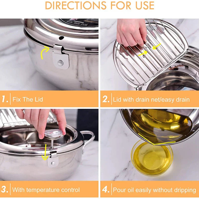 ProFryer™ - Deep Fryer with Thermometer [Last Day Sale] 