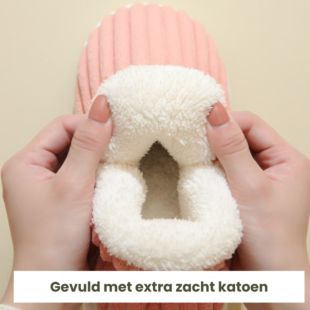 FluffThera - Therapeutic fluffy fleece winter slippers [Last day sale]