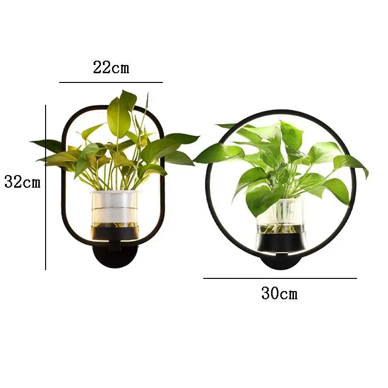 GlowPlant - Wall lamp with style &amp; integrated planter