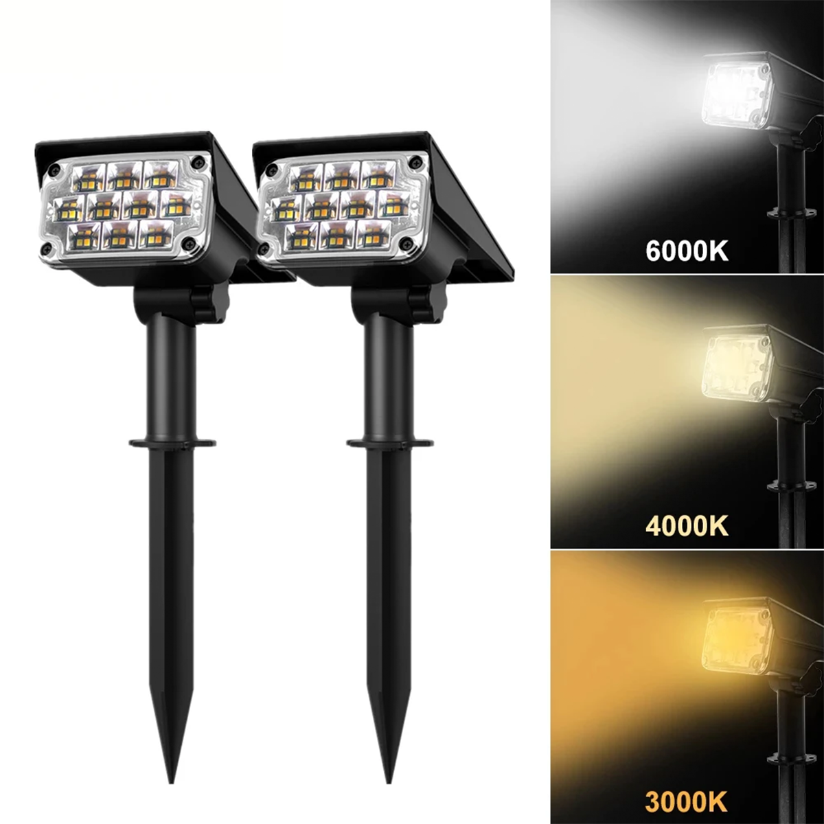 GlowSpike – Cable Solar Garden Strahler for Supportive Outdoor Lighting