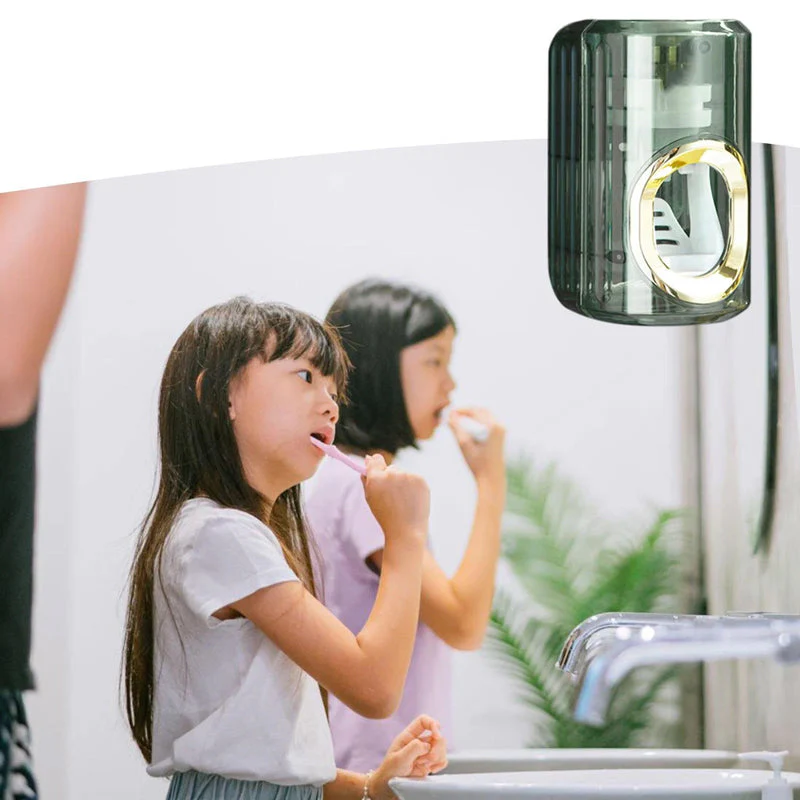 Buy 1+1 FREE | GlowRinse - Automatic toothpaste dispenser with LED night light