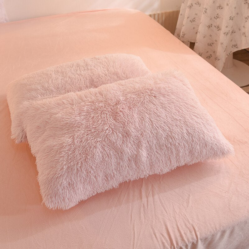 FluffyBliss™ - 5-piece teddy fleece bedding set with a free heart pillow! [Last day sale] 