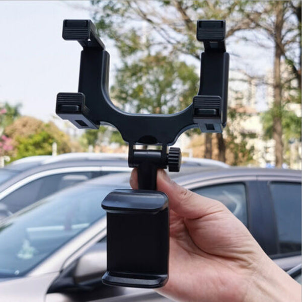 ViewGrip 360 - The mobile phone holder in the rearview mirror for a safe view and a firm grip!