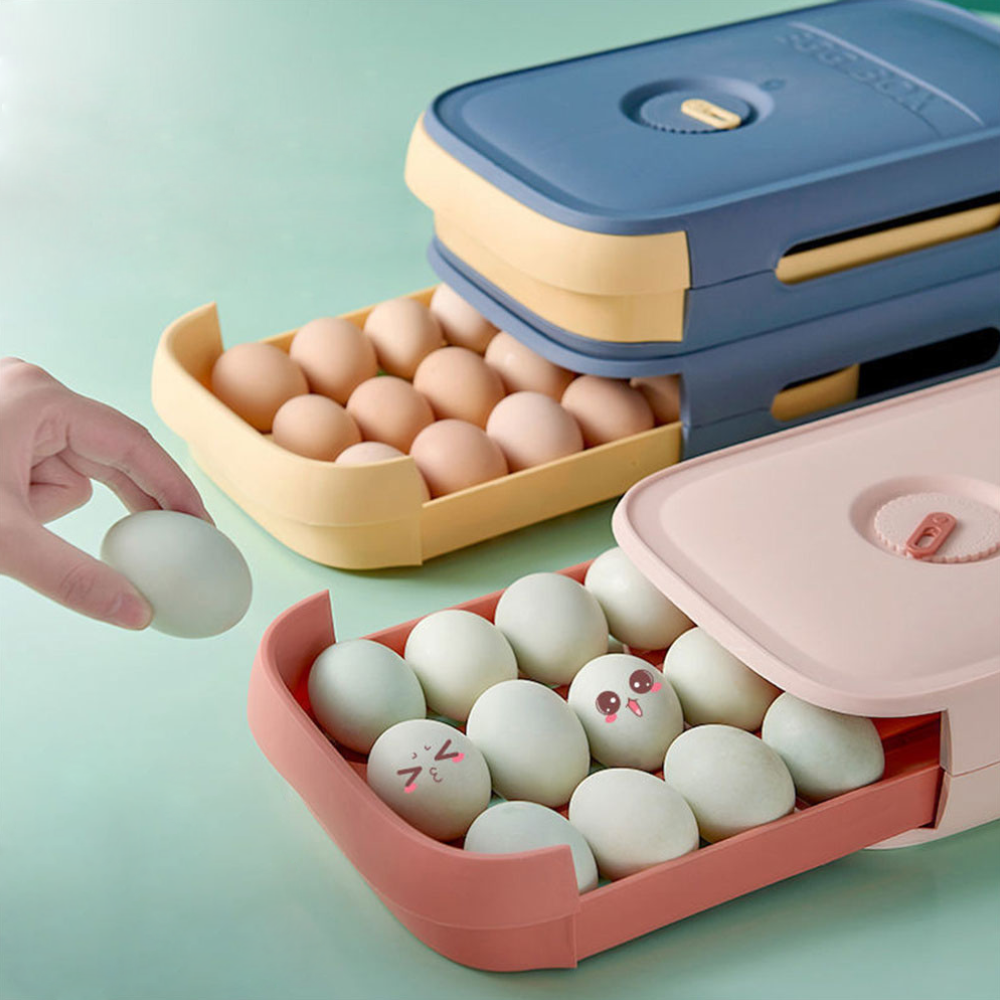 Buy One Get One Free | EggKeepr - Automatic Rolling Egg Organizer [Last Day Sale] 