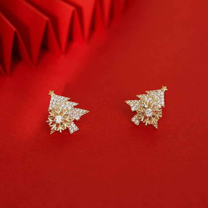 Buy One Get One Free | TwistN'Tinsel - Twistable Christmas Tree Earrings [Last Day Sale]
