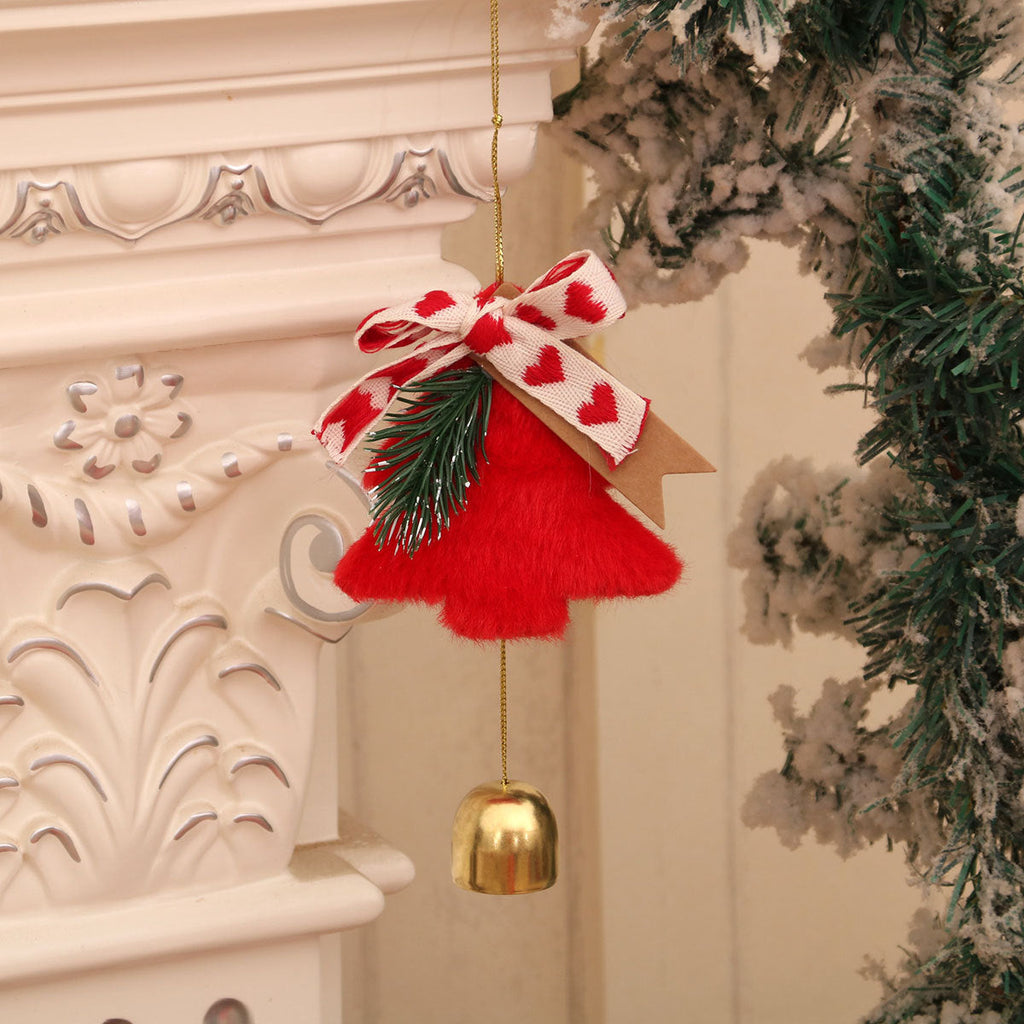 Decoratieve hanger voor de kerstboom met een warme, landelijke uitstraling