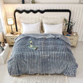 Fleece deken | Zachte pluche structuur | Voor bed, bank en buiten
