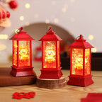 LED-lantaarn met feestelijke decoratie voor sfeervolle verlichting