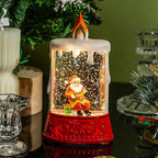 Glitterlantaarn | Kerstdecoratie | Geïntegreerde verlichting