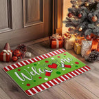 Kerstdeurmat | Kerstbomen & sneeuwvlokken | Antislip achterkant