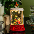 Glitterlantaarn | Kerstdecoratie | Geïntegreerde verlichting