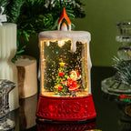 Glitterlantaarn | Kerstdecoratie | Geïntegreerde verlichting