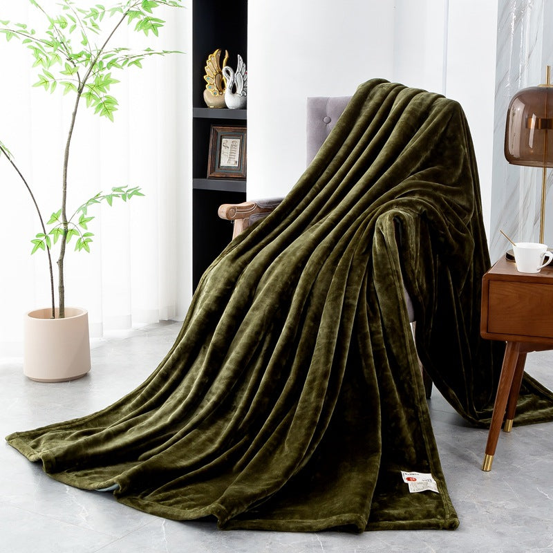 Fleece deken voor extra warmte op de bank
